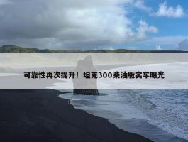 可靠性再次提升！坦克300柴油版实车曝光