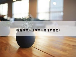 抖音今生不（今生不再什么意思）