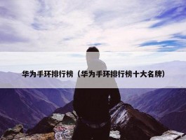 华为手环排行榜（华为手环排行榜十大名牌）