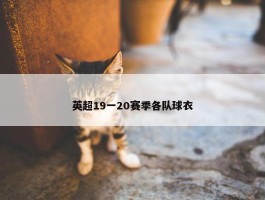 英超19一20赛季各队球衣