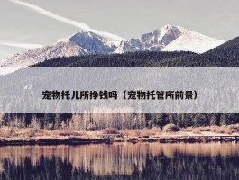 宠物托儿所挣钱吗（宠物托管所前景）