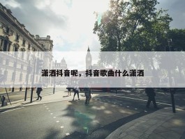 潇洒抖音呢，抖音歌曲什么潇洒