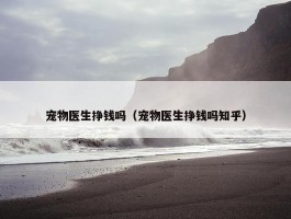 宠物医生挣钱吗（宠物医生挣钱吗知乎）