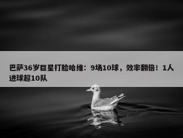 巴萨36岁巨星打脸哈维：9场10球，效率翻倍！1人进球超10队