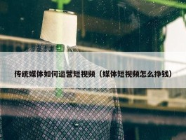 传统媒体如何运营短视频（媒体短视频怎么挣钱）