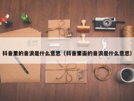 抖音里的音浪是什么意思（抖音里面的音浪是什么意思）