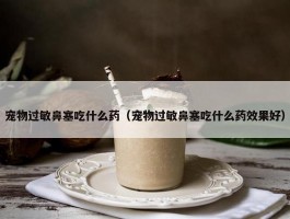 宠物过敏鼻塞吃什么药（宠物过敏鼻塞吃什么药效果好）