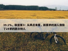 39.1%，联盟第3！从两点来看，新赛季的湖人像极了24季的凯尔特人