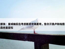 都体：曼城确实在考虑都灵中场里奇，恰尔汗奥卢和埃德森也是目标