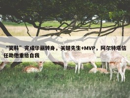 “笑料”完成华丽转身，关键先生+MVP，阿尔特塔信任助他重拾自我