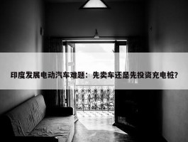 印度发展电动汽车难题：先卖车还是先投资充电桩？