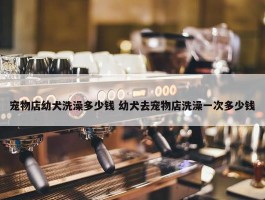 宠物店幼犬洗澡多少钱 幼犬去宠物店洗澡一次多少钱