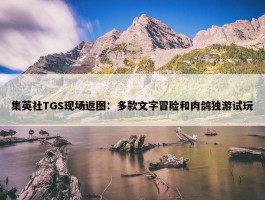 集英社TGS现场返图：多款文字冒险和肉鸽独游试玩