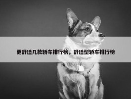 更舒适几款轿车排行榜，舒适型轿车排行榜