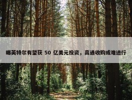 曝英特尔有望获 50 亿美元投资，高通收购或难进行