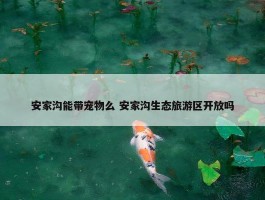 安家沟能带宠物么 安家沟生态旅游区开放吗