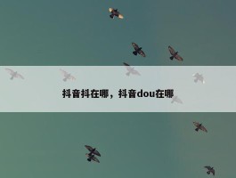 抖音抖在哪，抖音dou在哪