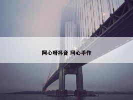 阿心呀抖音 阿心手作