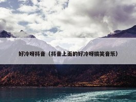 好冷呀抖音（抖音上面的好冷呀搞笑音乐）