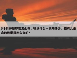 5个月萨摩耶要怎么养，喂点什么一天喂多少，猫有九条命的传说是怎么来的？