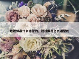 短视频靠什么运营的，短视频是怎么运营的