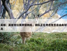 英媒：莫斯克拉赛季报销后，狼队正在考虑免签自由身球员