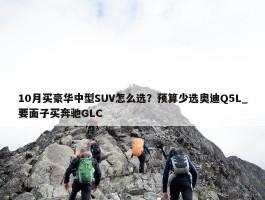 10月买豪华中型SUV怎么选？预算少选奥迪Q5L_要面子买奔驰GLC