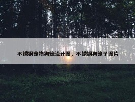 不锈钢宠物狗笼设计图，不锈钢狗笼子图片