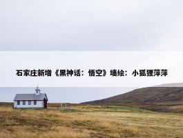 石家庄新增《黑神话：悟空》墙绘：小狐狸萍萍