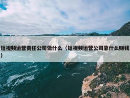 短视频运营责任公司做什么（短视频运营公司靠什么赚钱）