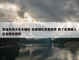 雷迪克有少主不辅佐 非要辅佐克里斯蒂 除了皮肤唬人还有哪些原因