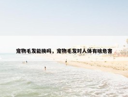 宠物毛发能换吗，宠物毛发对人体有啥危害