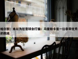 帕尔默：本以为任意球会打偏；马雷斯卡是一位非常优秀的教练