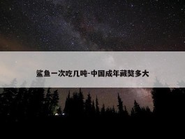 鲨鱼一次吃几吨-中国成年藏獒多大