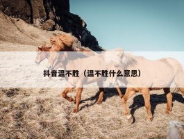 抖音温不胜（温不胜什么意思）