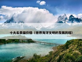 十大名贵猫价格（世界海洋文明的发展历程）