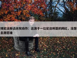 博尼法斯谈庆祝动作：这源于一位尼日利亚的网红，没想去激怒谁