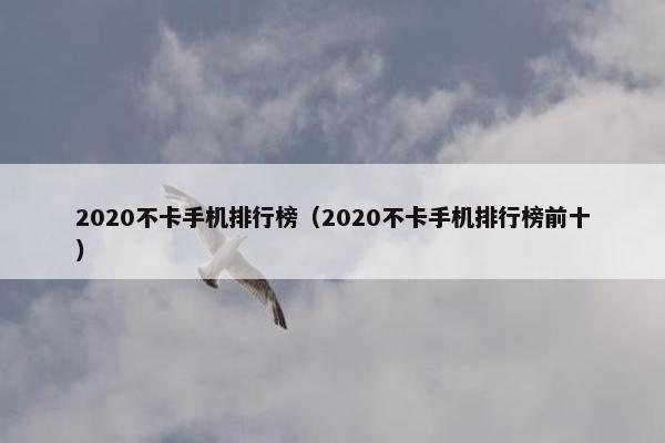 2020不卡手机排行榜（2020不卡手机排行榜前十）