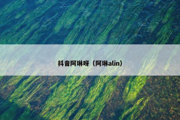 抖音阿琳呀（阿琳alin）