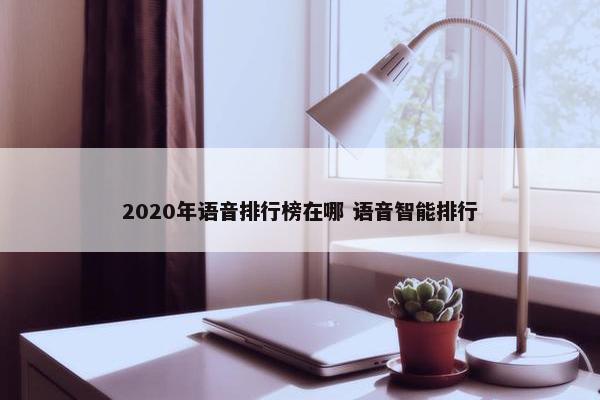 2020年语音排行榜在哪 语音智能排行