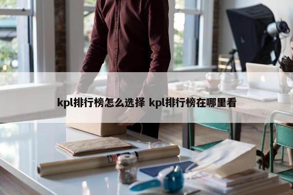 kpl排行榜怎么选择 kpl排行榜在哪里看