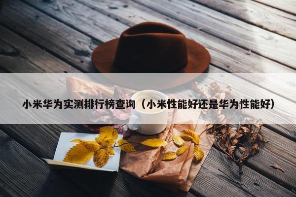 小米华为实测排行榜查询（小米性能好还是华为性能好）