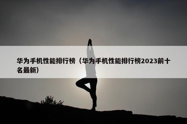 华为手机性能排行榜（华为手机性能排行榜2023前十名最新）