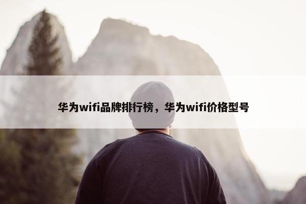 华为wifi品牌排行榜，华为wifi价格型号