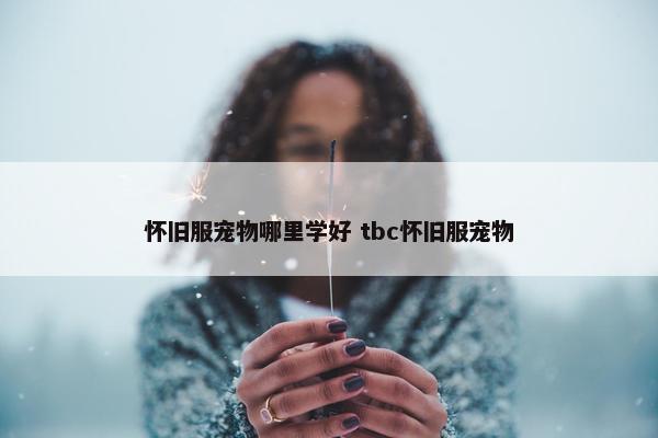 怀旧服宠物哪里学好 tbc怀旧服宠物