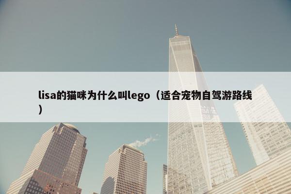 lisa的猫咪为什么叫lego（适合宠物自驾游路线）